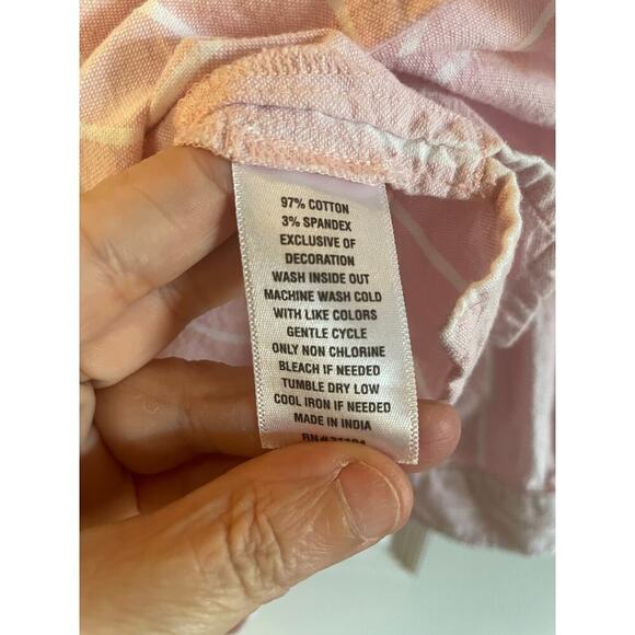 Crown & Ivy XXL Long Sleeve Oxford Boyfriend Shirt - Picture 8 of 13